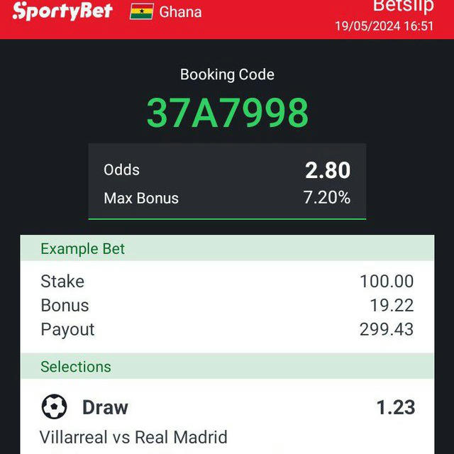 Sportybet sports betting booking codes 2 odds