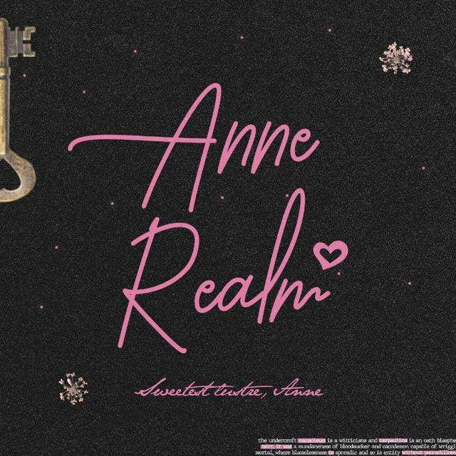 its me, anne!♡ open