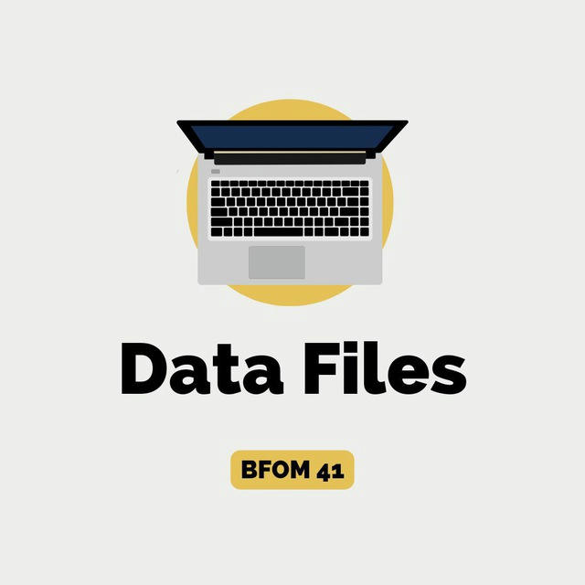 BFOM 41 Data files