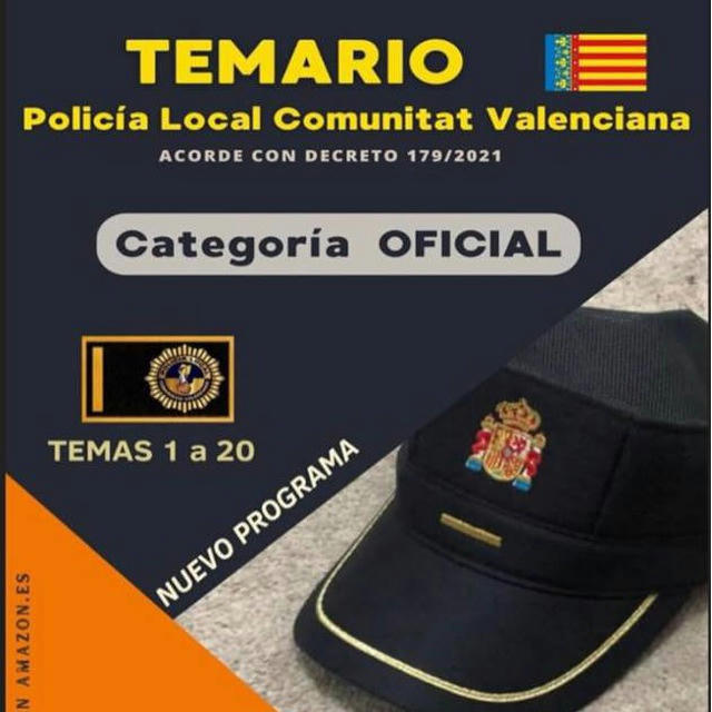 📚Temarios policia local CAVENPOL🚨 Comunitat Valenciana