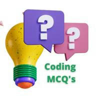 Coding Mcq’s