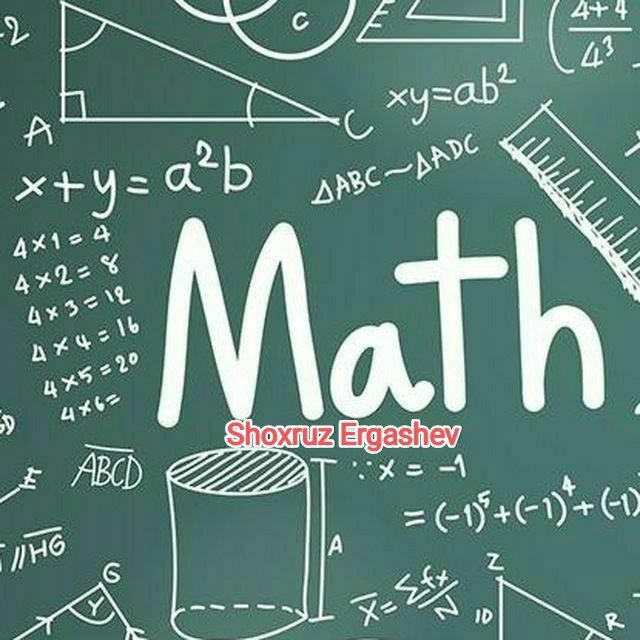 Matematika | Shoxruz Ergashev kanali