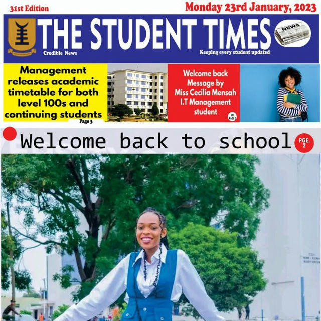 STUDENT TIMES UPSA 📰🗞️