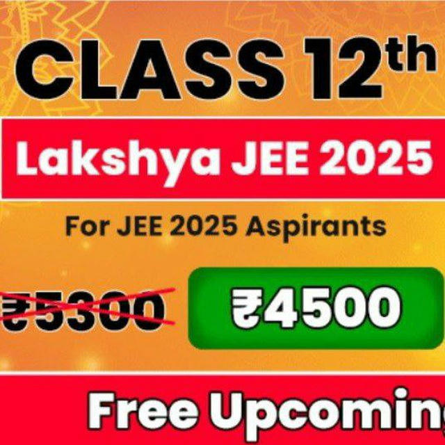 LAKSHYA BATCH JEE LECTURE