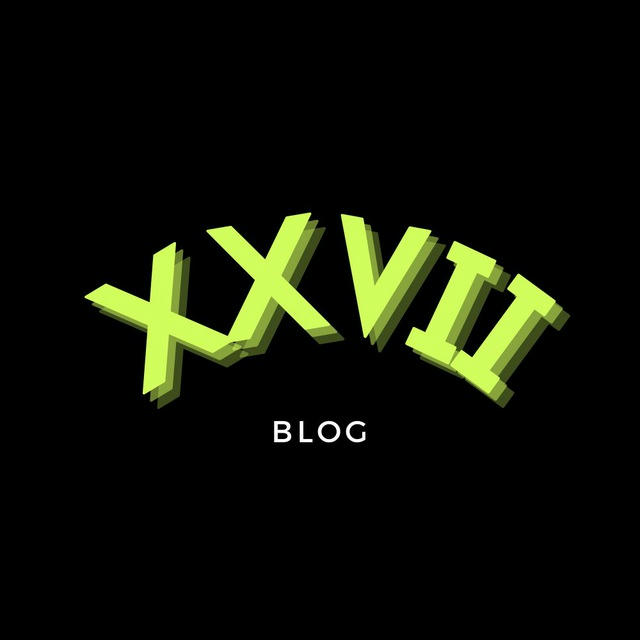 XXVII / Блог