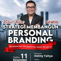 KELAS ONLINE GRATIS - STRATEGI MEMBANGUN PERSONAL BRANDING