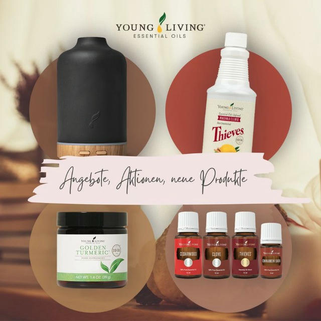 Angebote, Aktionen, neue Produkte Young Living