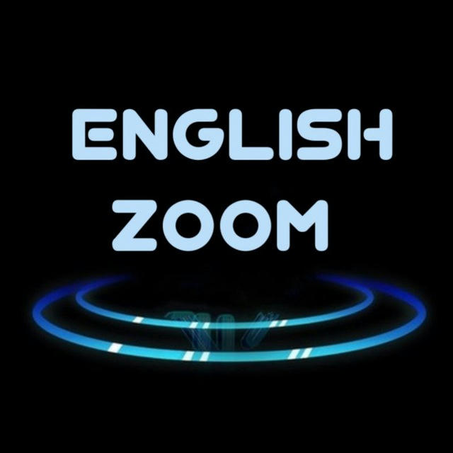 ENGLISH ZOOM 🧑‍🏫