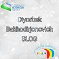 • Diyorbek Bakhodirjanovich | Shaxsiy blog