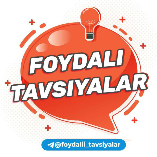 FOYDALI TAVSIYALAR