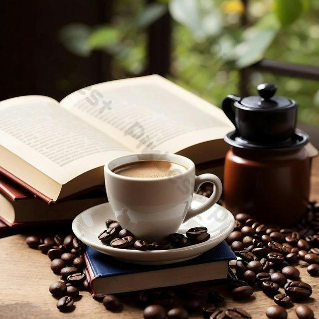 كتاب و قهوة 📘