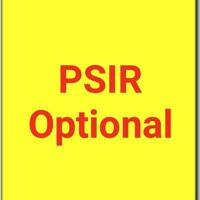 UPSC Toppers PSIR Optional Material