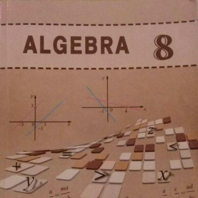 algebra 8sinf yechimlari