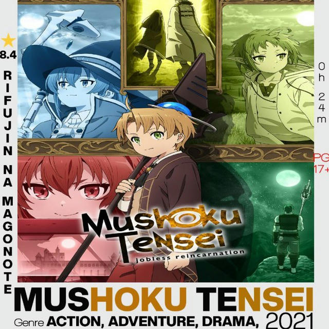 Mushoku Tensei: Jobless Reincarnation Sub Dual Dub Anime • Mushoku Tensei: Jobless Reincarnation Season 1 2 Episode 1 2 13 14 15