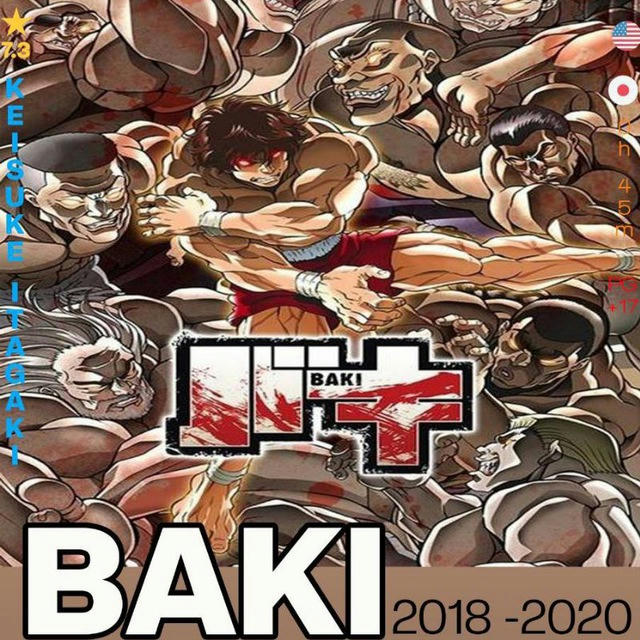 Baki • Baki Hanma • Baki the Grappler • Baki Sub Dub Dual Anime • Baki Season 1 2 All Episode • Baki Tamil Hindi French Indo ITA
