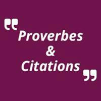 Proverbe Citation