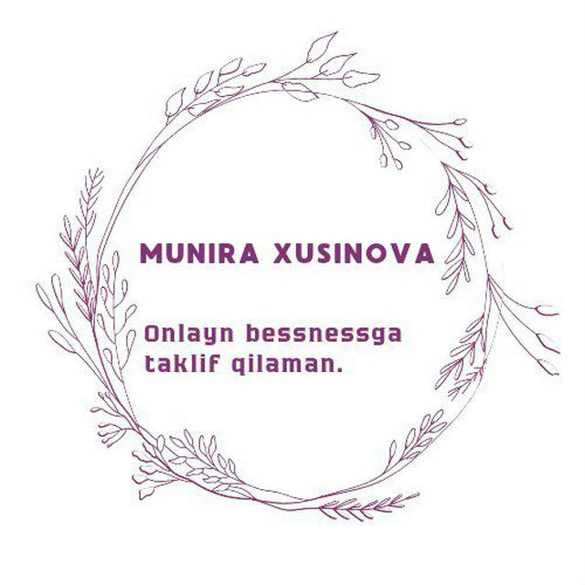 Munira Komiljonovna Business.💎