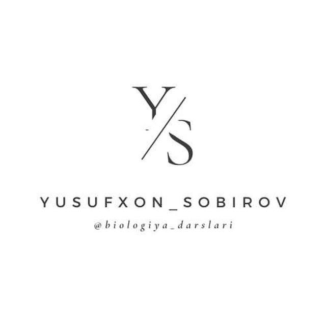 BIOLOGIYA || YUSUFXON_SOBIROV