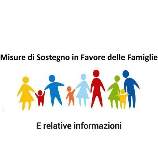 CANALE MISURE DI SOSTEGNO IN FAVORE DELLE FAMIGLIE