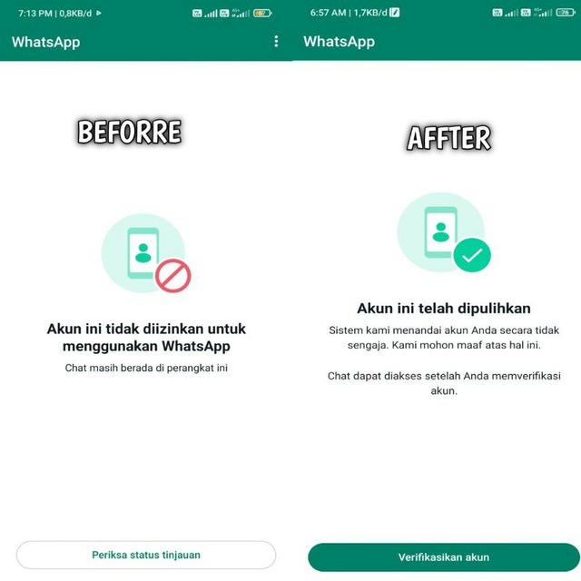 MURID UNBAND/ BANNED WHATSAPP