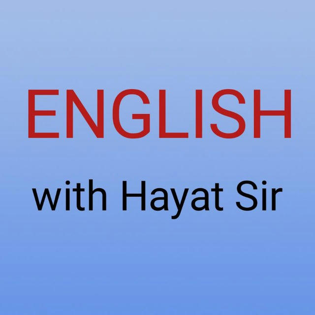 English with Hayat Sir