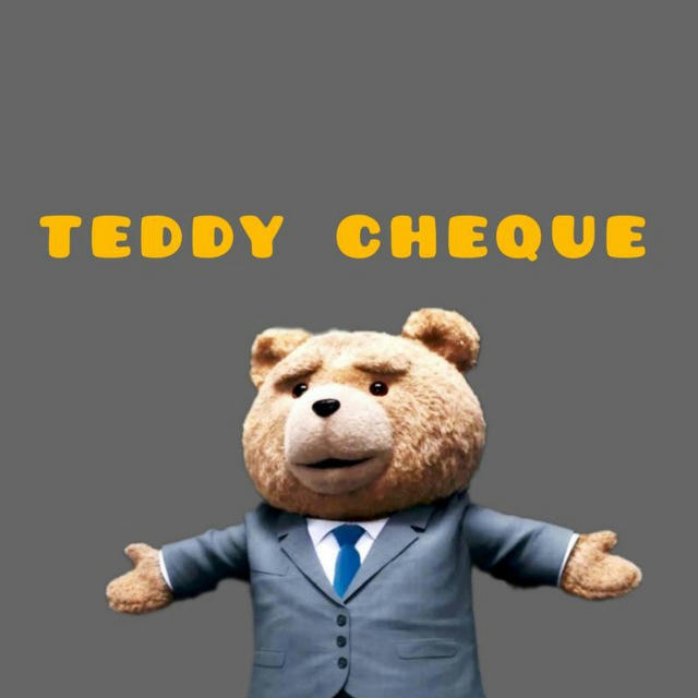 teddy cheque