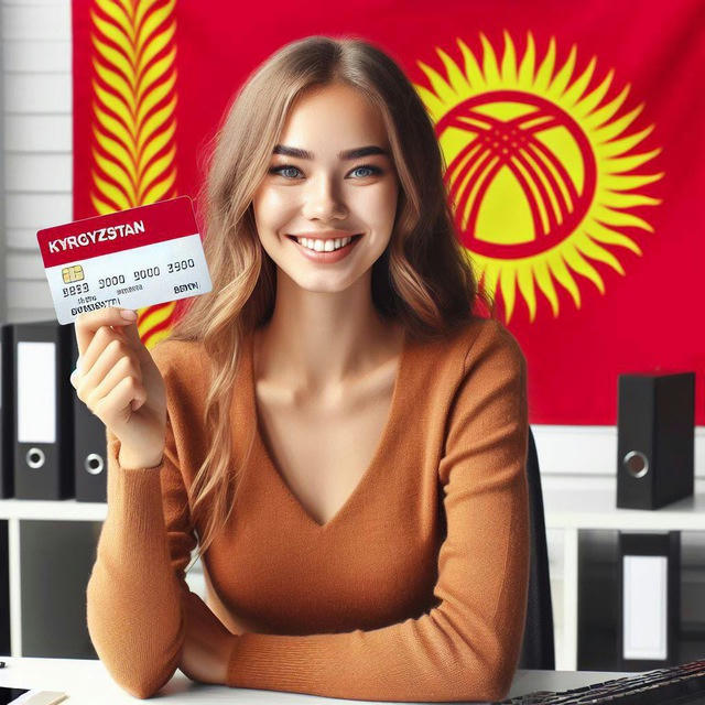 Банковские карты visa Киргизии 🇰🇬