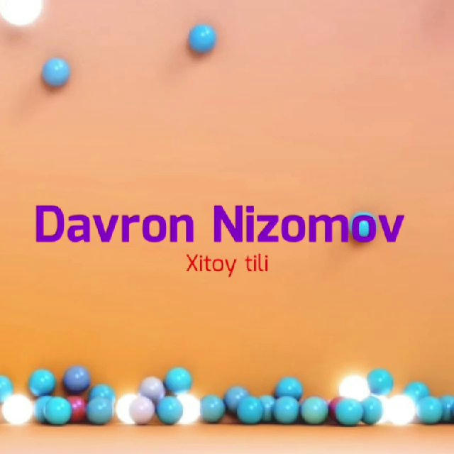 🇨🇳 Davron Nizomov/Blog