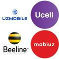 Uzmobile Beeline Ucell Mobiuz (Ums) Internet paket Xizmat Tariflar