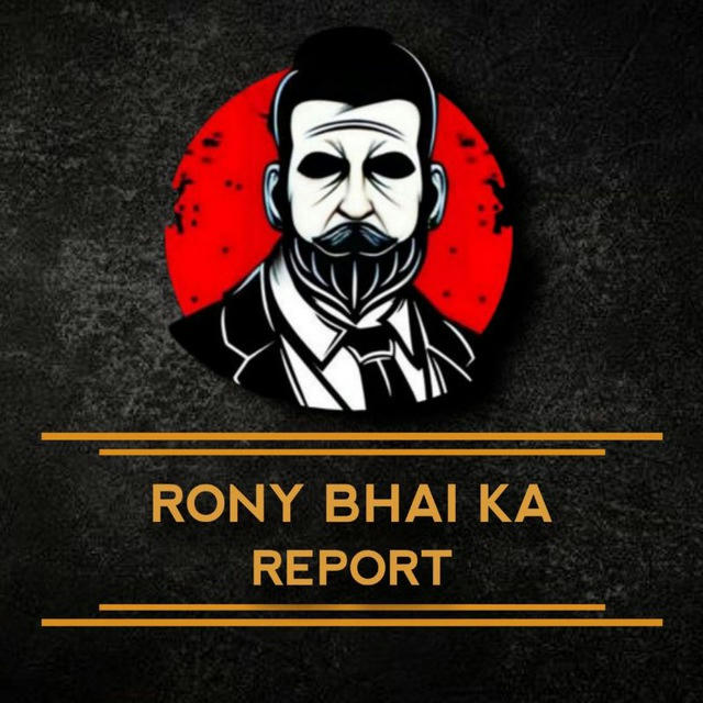 RONY BHAI KA REPORT ☠️