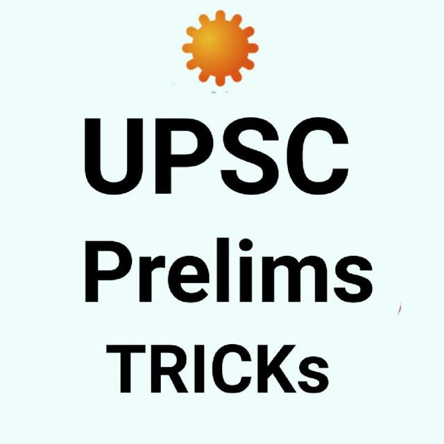 UPSC PRELIMS TRICKs