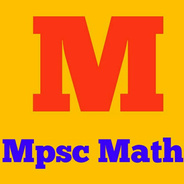 MPSC MATHS