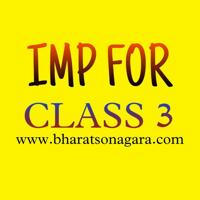 IMP For Class 3