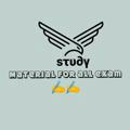 Study material for all exam