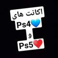 اکانت های ps4وps5