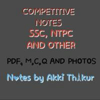 SSC, NTPC & OTHER Competitive notes 📚