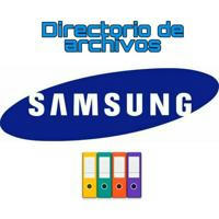 Directorio de archivos Samsung