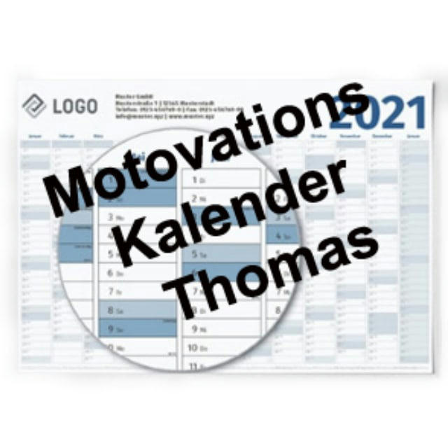 Kalender Motivation Thomas