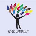 UPSC MATERIALS