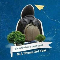 M.A Sheets 3rd Year