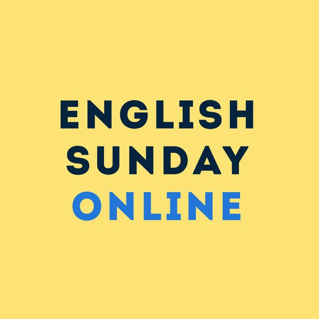 English Sunday Online - English speaking club 🗣