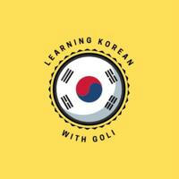Learning korean with Goli 🇰🇷