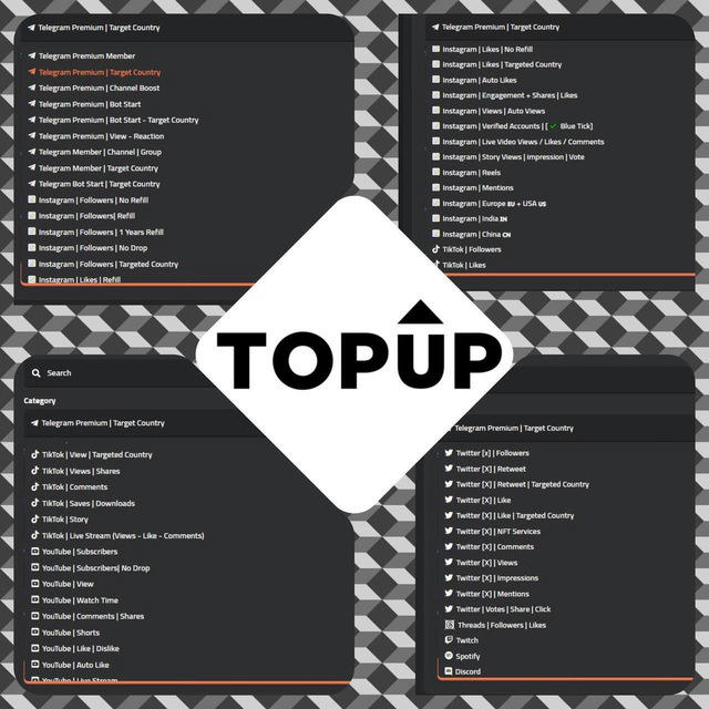 TopUpPanel.com || בניית קבוצות לחיפוש