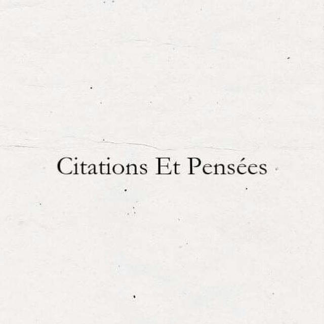 Citations & Pensées