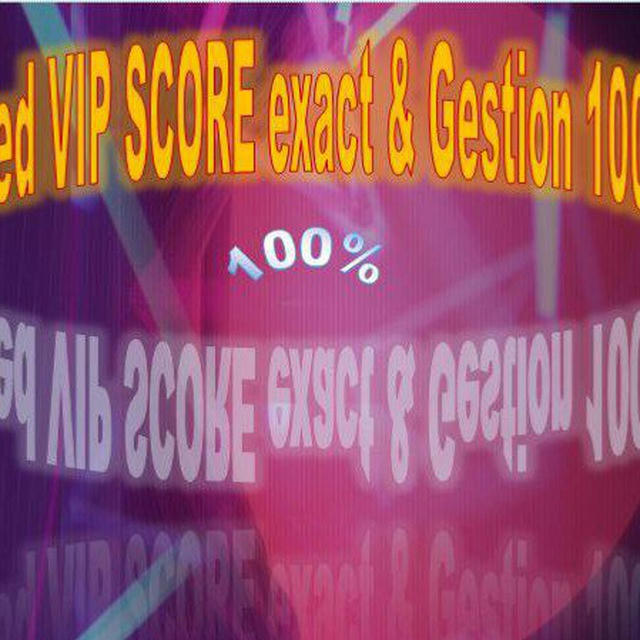 Fixed VIP score exacte et boostage fiable ⚽💯️⚽