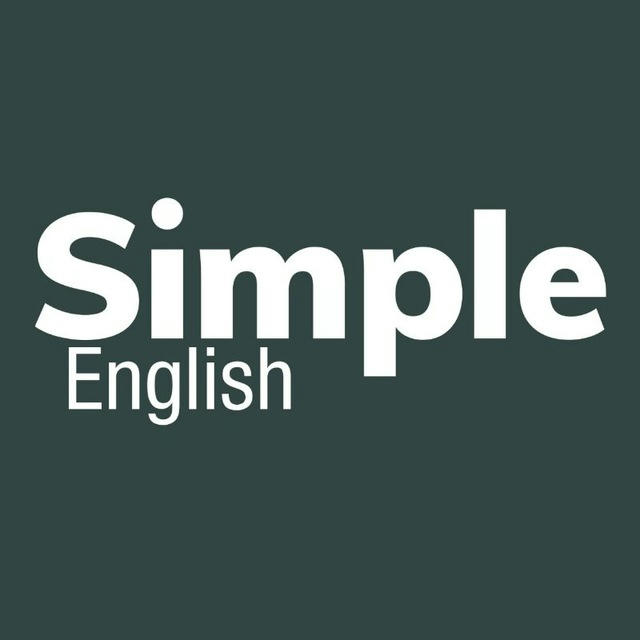 Simple English ✨