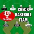baseball dream11 team