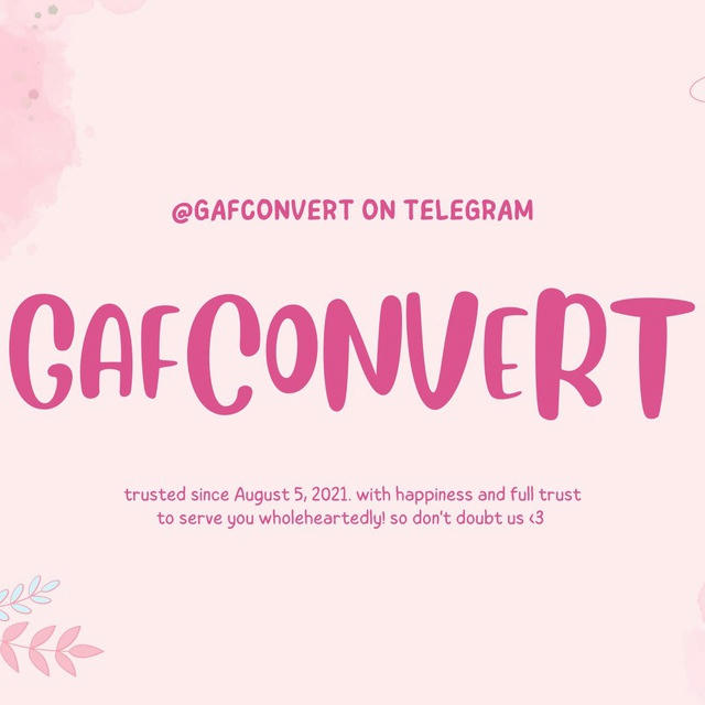 GafConvert: OPEN!