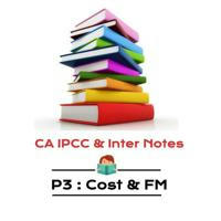 P4 Costing / Cost & Management Accounting : CA Inter Notes