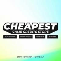 Cheapest Game Credits Singapore